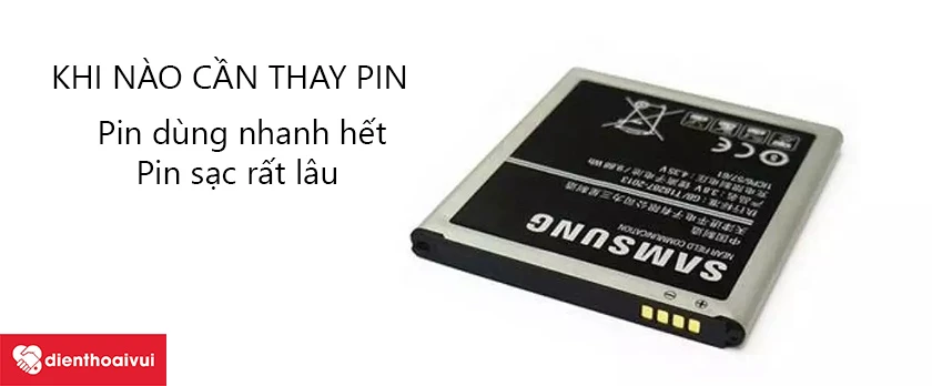 Khi n&agrave;o cần thay pin cho điện thoại Samsung J2 Pro