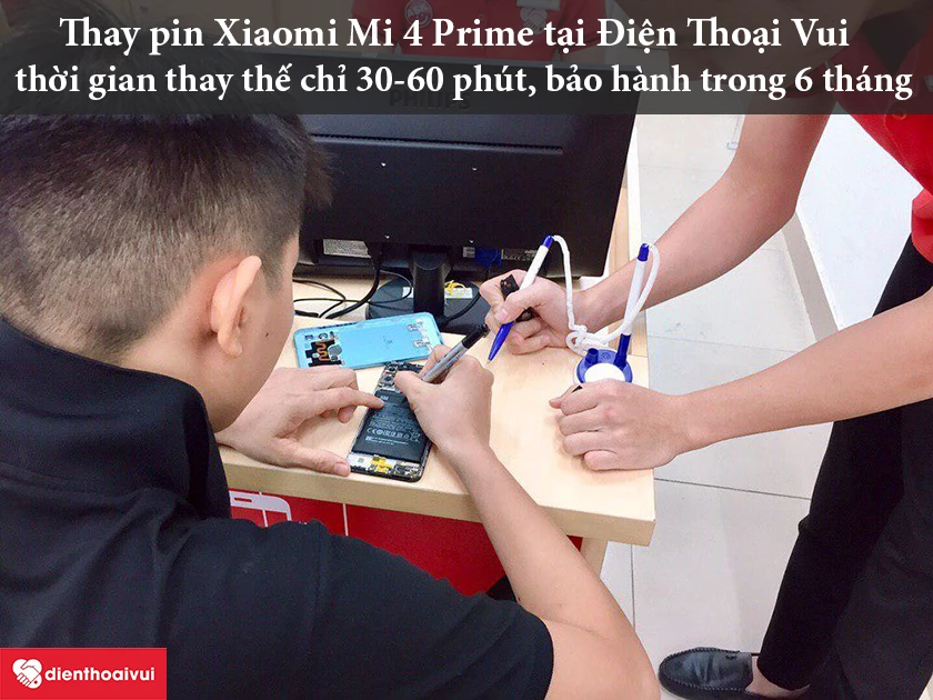 Thay pin Xiaomi Mi 4 Prime tại Điện Thoại Vui – nhanh chóng, chuyên nghiệp