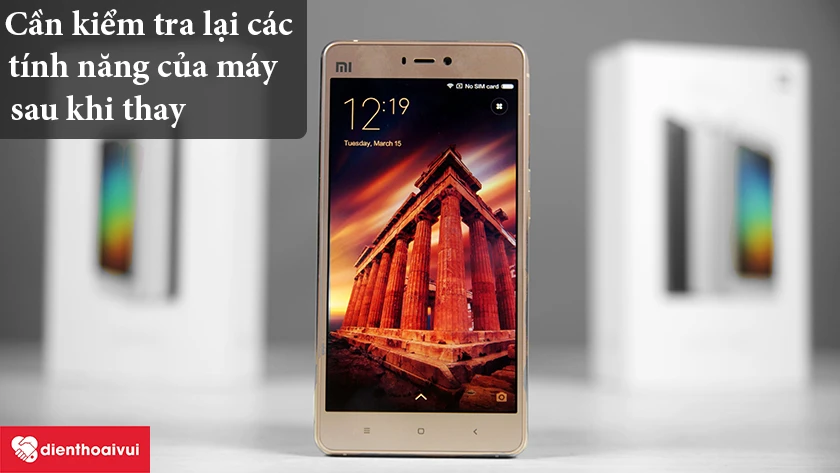Những lưu &yacute; khi thay pin Xiaomi Mi 4S
