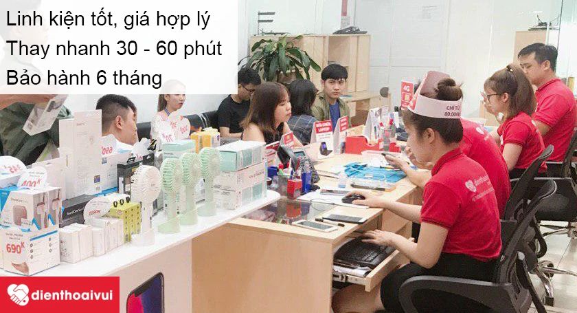 Thay pin Xiaomi Mi 6X uy t&iacute;n - ch&iacute;nh h&atilde;ng tại Điện Thoại Vui