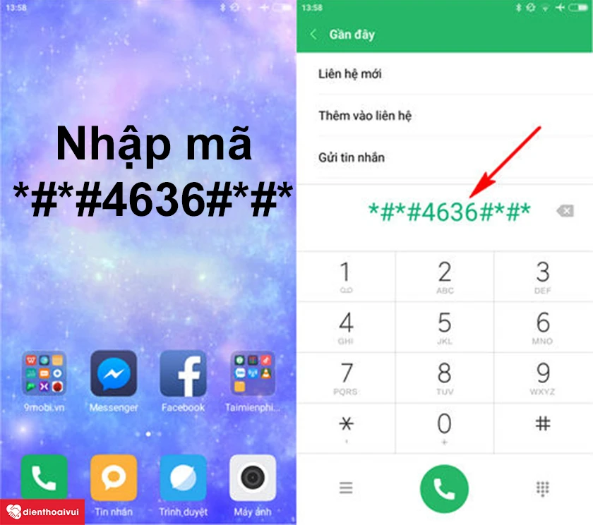 Kiểm tra độ chai pin bằng m&atilde; *#*#4636#*#*