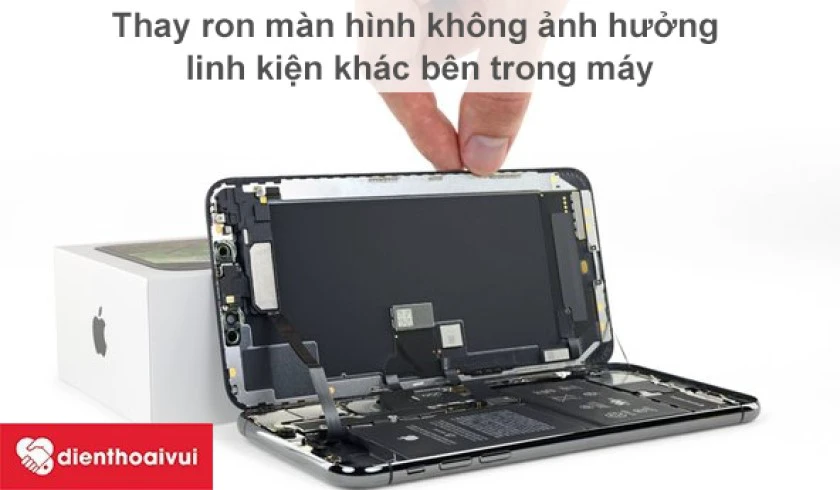 Thay ron m&agrave;n h&igrave;nh iPhone XS Max c&oacute; ảnh hưởng đến m&aacute;y kh&ocirc;ng