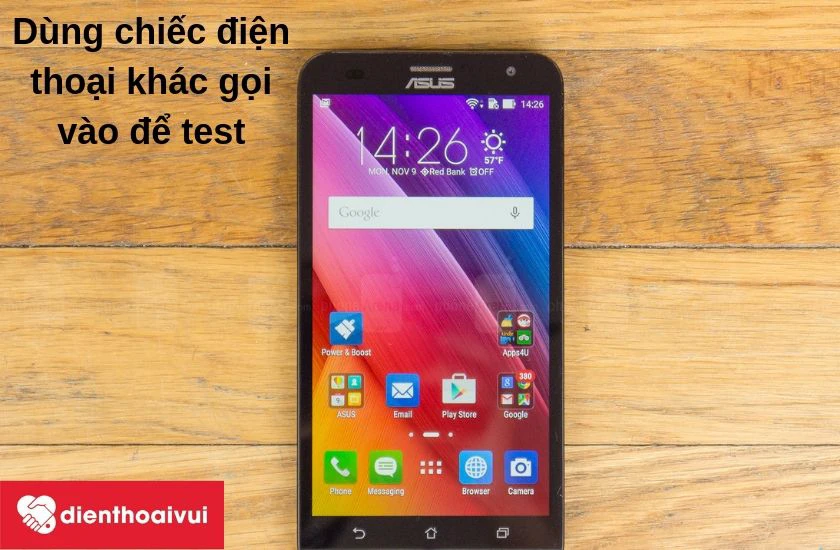 C&aacute;ch test thử điện thoại Zenfone 2 Laser 6.0 sau khi được thay rung