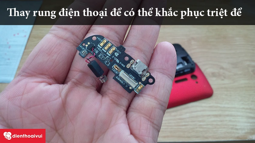 Thay rung để khắc phục lỗi triệt để