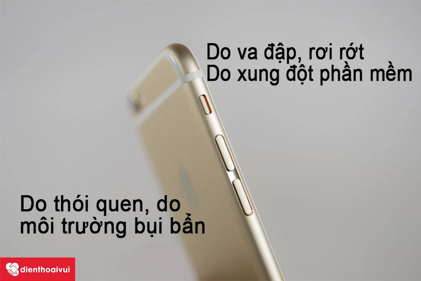 Nguyên nhân hỏng rung điện thoại