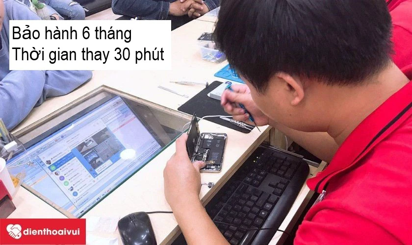 Thay rung iPhone 6s lấy nhanh, dịch vụ chuyên nghiệp, giá rẻ, bảo hành lâu dài tại Điện Thoại Vui