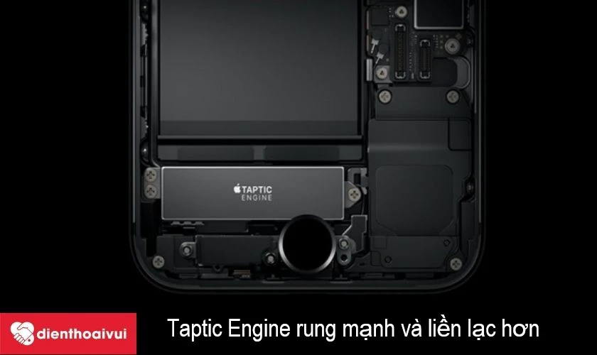 Apple iPhone 8 Plus &ndash; c&ocirc;ng nghệ rung Taptic engine tạo cảm gi&aacute;c bấm ph&iacute;m home ch&acirc;n thật hơn