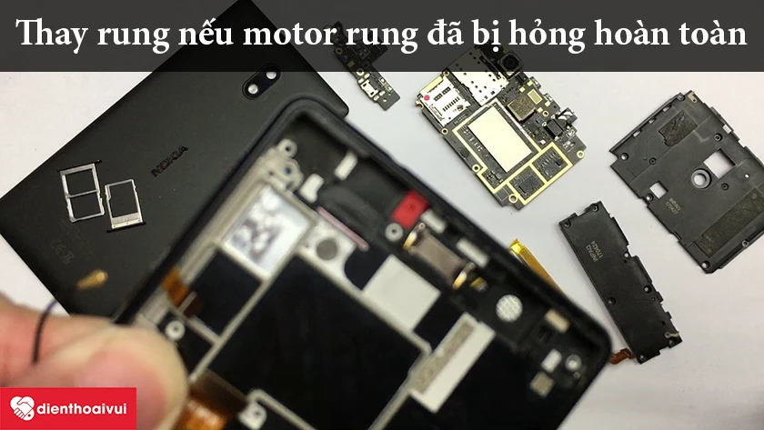thay rung Nokia 5 nếu lỗi phần cứng