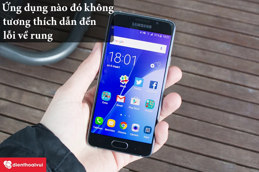 Mất rung c&oacute; thể so xung đột phần mềm