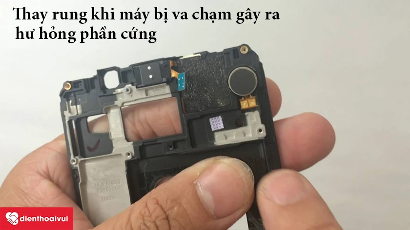 Thay rung khi hỏng phần cứng