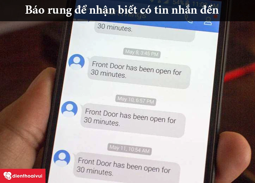 T&iacute;nh năng rung nhận biết m&igrave;nh đ&atilde; nhận cuộc gọi hay tin nhắn