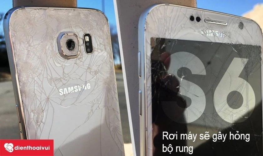 M&aacute;y rơi vỡ g&acirc;y hỏng rung
