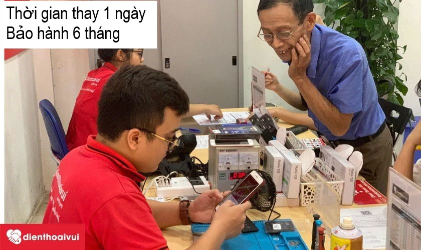 Thay rung Samsung Galaxy S6 Edge Plus lấy nhanh, bảo h&agrave;nh l&acirc;u d&agrave;i, chất lượng tại Điện Thoại Vui