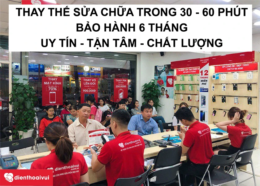 Dịch vụ thay rung Sony Xperia M4 gi&aacute; tốt tại Điện Thoại Vui