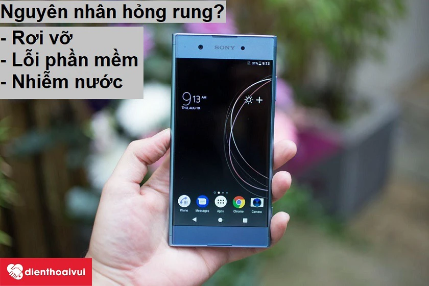 Nguy&ecirc;n nh&acirc;n hỏng rung điện thoại