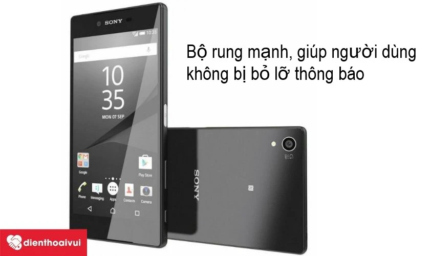 Sony Xperia Z5 Premium - chiếc smartphone c&oacute; bộ rung mạnh, liền mạch