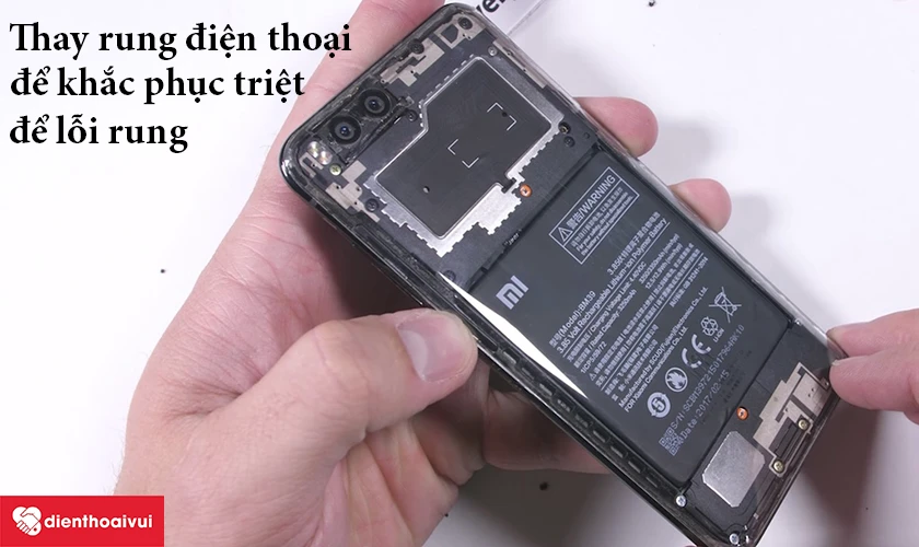 Thay rung điện thoại để khắc phục lỗi triệt để