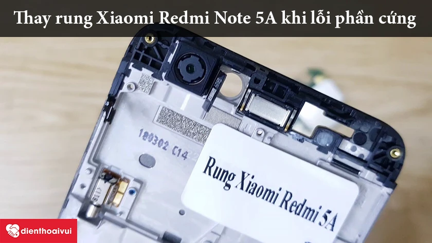 Thay rung nếu lỗi phần cứng