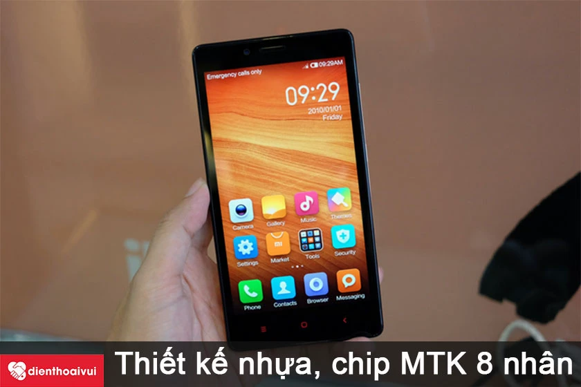 Xiaomi Redmi Note &ndash; Thiết kế nhựa b&oacute;ng bẩy, 5.5 inch c&ugrave;ng hiệu năng tốt, giao diện MIUI ổn định
