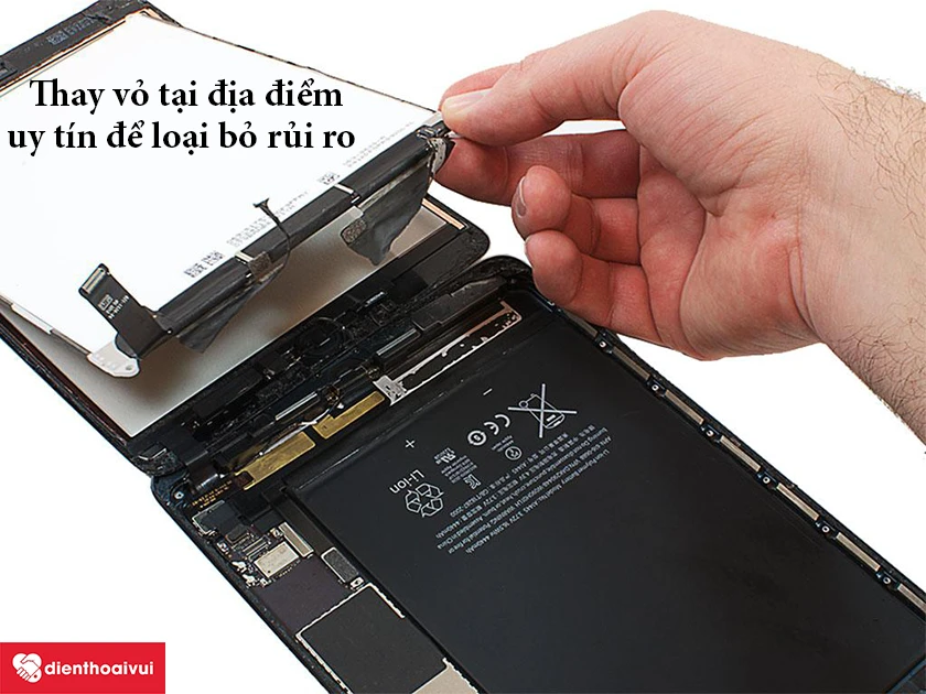 Thay vỏ ipad mini 2 tại cơ sở uy tín