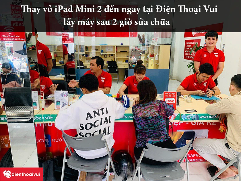 Dịch vụ thay vỏ iPad Mini 2 uy tín, chất lượng cao tại Điện Thoại Vui