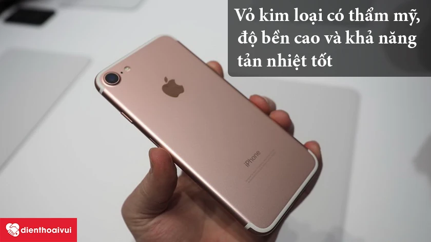 Vỏ kim loại mang lại thẩm mỹ v&agrave; khả năng tản nhiệt tốt