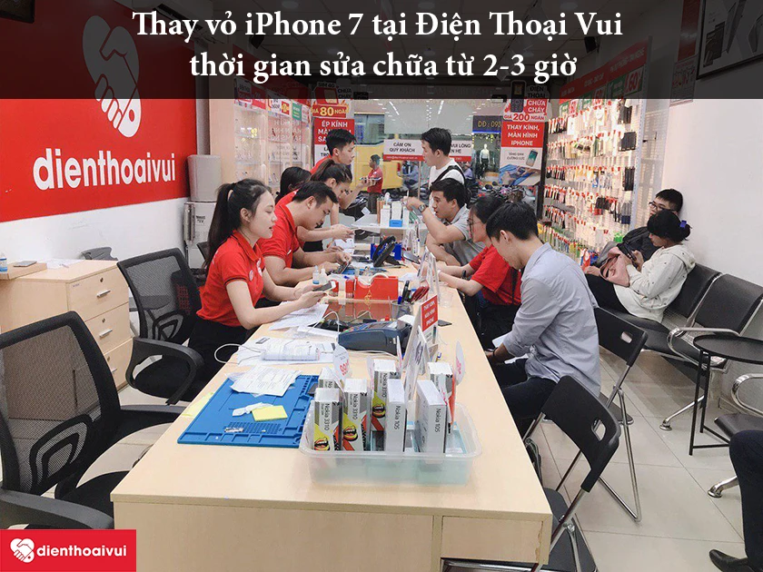 Thay vỏ iPhone 7 &ndash; nhanh ch&oacute;ng, chuy&ecirc;n nghiệp, gi&aacute; cả hợp l&yacute; tại Điện Thoại Vui