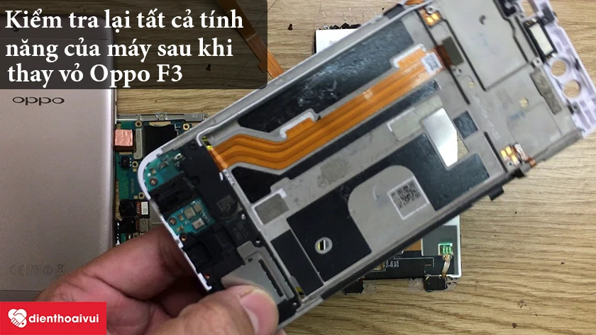 Kiểm tra lại c&aacute;c t&iacute;nh năng của m&aacute;y sau thay thế