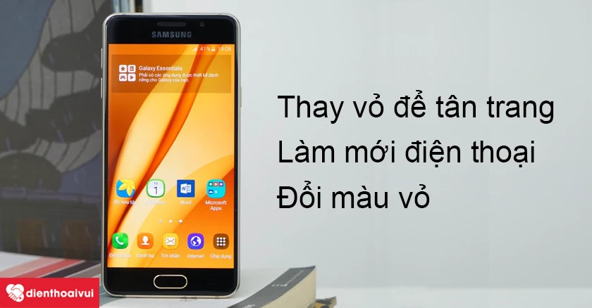 Thay vỏ gi&uacute;p gi&uacute;p t&acirc;n trang lại chiếc điện thoại