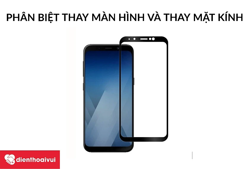 Ph&acirc;n biệt thay m&agrave;n h&igrave;nh v&agrave; &eacute;p k&iacute;nh