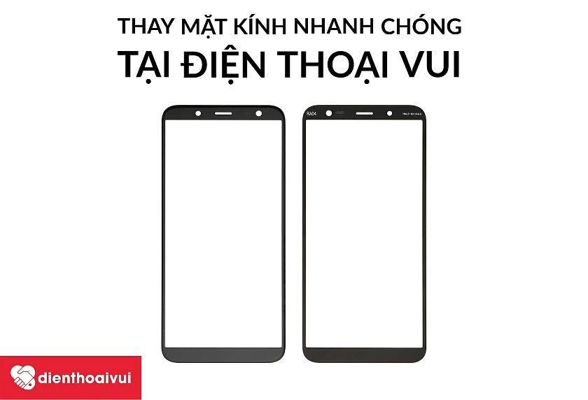 thay mặt k&iacute;nh Samsung Galaxy J4 Plus nhanh ch&oacute;ng