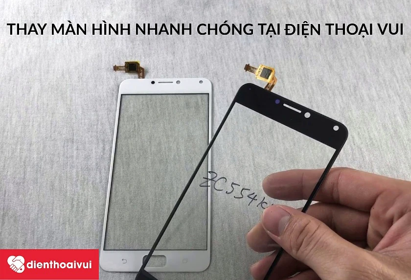 thay màn hình điện thoại Asus Zenfone 4 Max tại hệ thống Điện Thoại Vui 