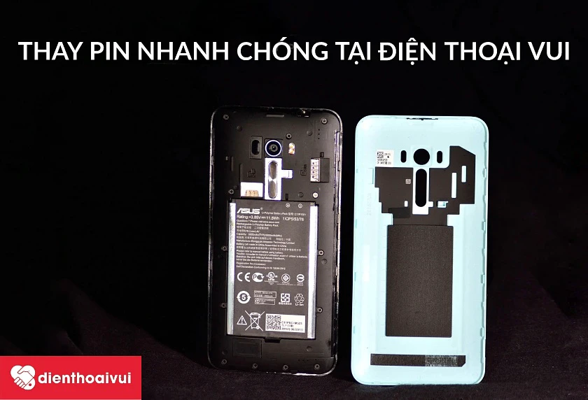 Dịch vụ thay pin nhanh chóng - giá rẻ tại Điện Thoại Vui
