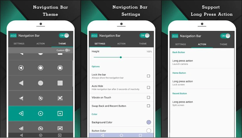 Ứng dụng tạo n&uacute;t home ảo tr&ecirc;n android Navigation Bar