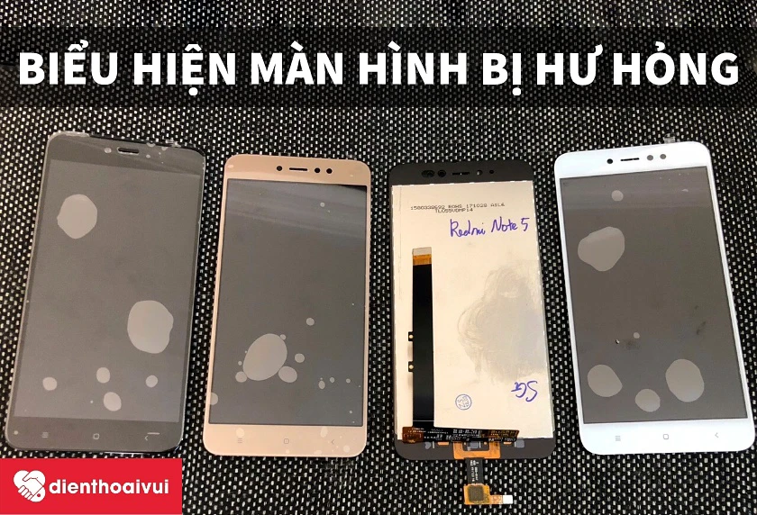 Những biểu hiện khi m&agrave;n h&igrave;nh Xiaomi Redmi Note 4 Prime bị hư hỏng