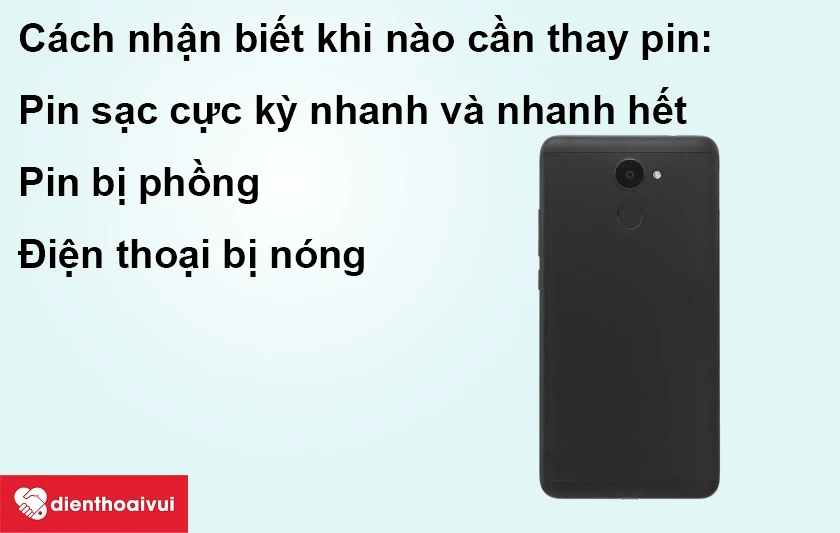 C&aacute;ch nhận biết khi n&agrave;o cần thay pin Huawei Y7 Prime