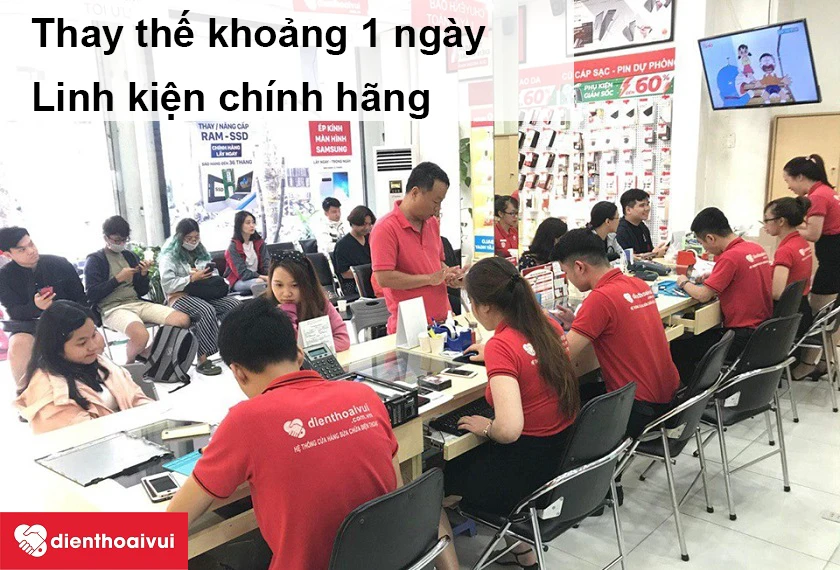Thay pin Huawei Y7 Prime ch&iacute;nh h&atilde;ng, gi&aacute; rẻ tại Đi&ecirc;̣n Thoại Vui