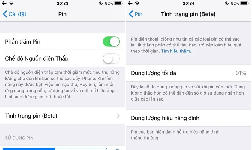 Cách kiểm tra độ chai pin trên iPhone 6 Plus