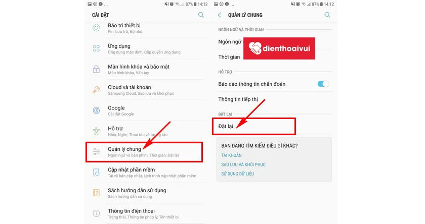 kh&ocirc;i phục c&agrave;i đặt mạng