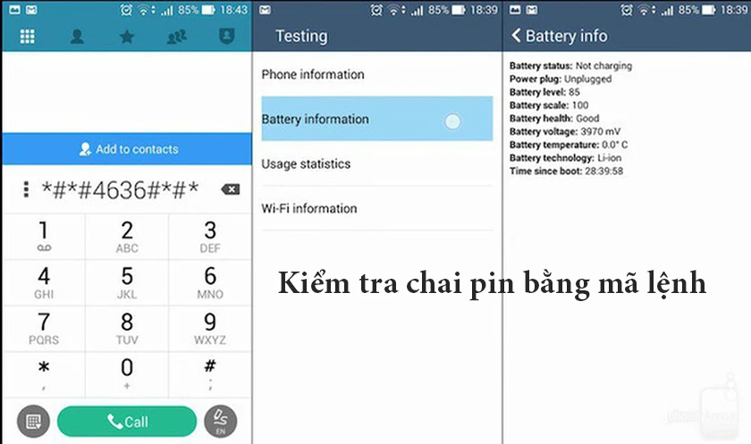 cách kiểm tra chai pin điện thoại samsung - địa chỉ thay pin samsung chính hãng ở đâu uy tín