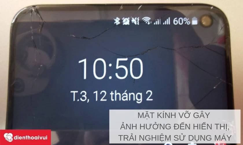 Thay k&iacute;nh Samsung Galaxy S10 vỡ để đảm bảo sự hoạt động b&igrave;nh thường cho c&aacute;c t&iacute;nh năng kh&aacute;c