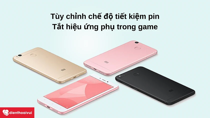 Những mẹo giúp kéo dài thời lượng pin tr&ecirc;n Xiaomi Redmi 4X