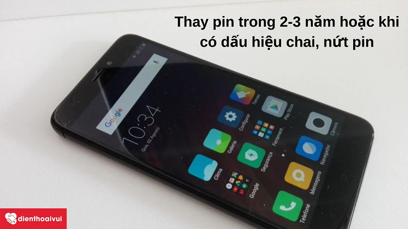 Khi nào bạn c&acirc;̀n thay pin cho Xiaomi Redmi 4X?