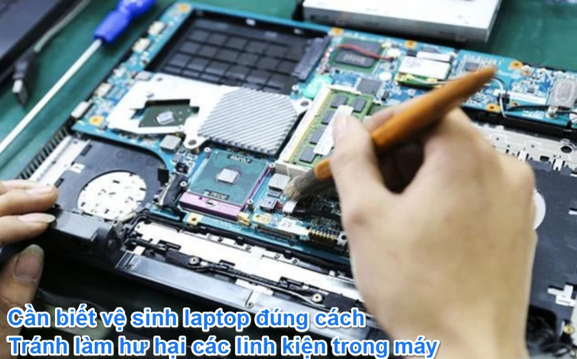 quy tr&igrave;nh vệ sinh laptop