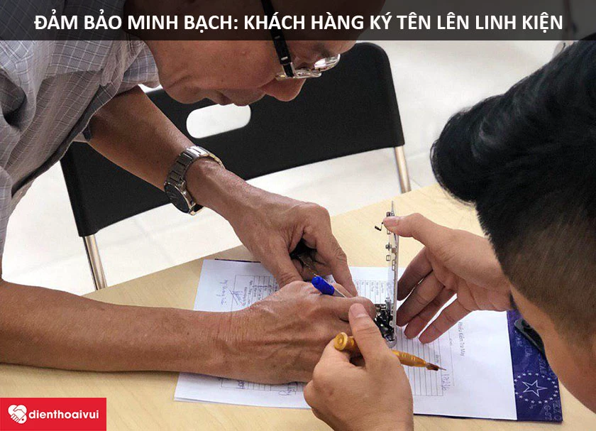 Đến với Điện Thoại Vui, bạn ho&agrave;n to&agrave;n y&ecirc;n t&acirc;m về t&iacute;nh minh bạch bởi bạn được trực tiếp quan s&aacute;t qu&aacute; tr&igrave;nh thực hiện