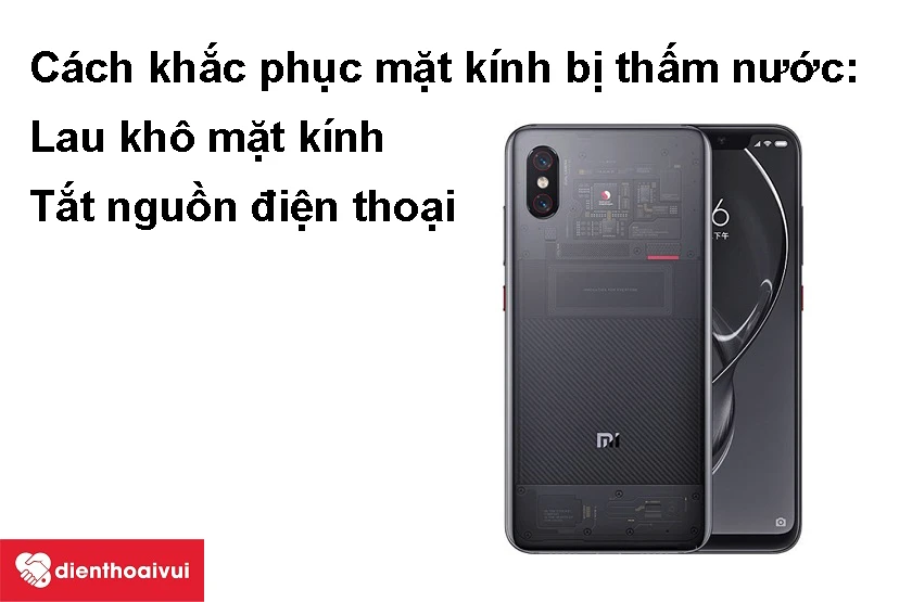 Mặt k&iacute;nh bị thấm nước v&agrave; c&aacute;ch khắc phục