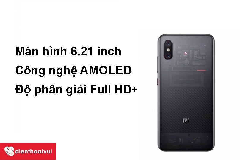 M&agrave;n h&igrave;nh 6.21 inch, c&ocirc;ng nghệ m&agrave;n h&igrave;nh AMOLED sắc n&eacute;t