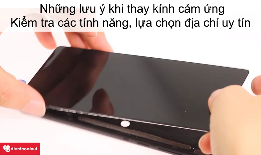 Cấu tạo k&iacute;nh cảm ứng Redmi Note 5
