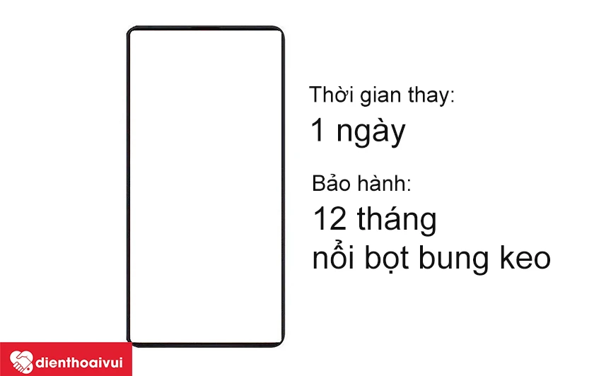 Thay ép k&iacute;nh điện thoại Xiaomi Mi Mix 3 tại Điện Thoại Vui