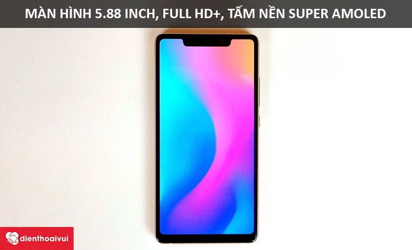 M&agrave;n h&igrave;nh Xiaomi Mi 8 SE: K&iacute;ch thước 5.88 inch, độ ph&acirc;n giải Full HD+